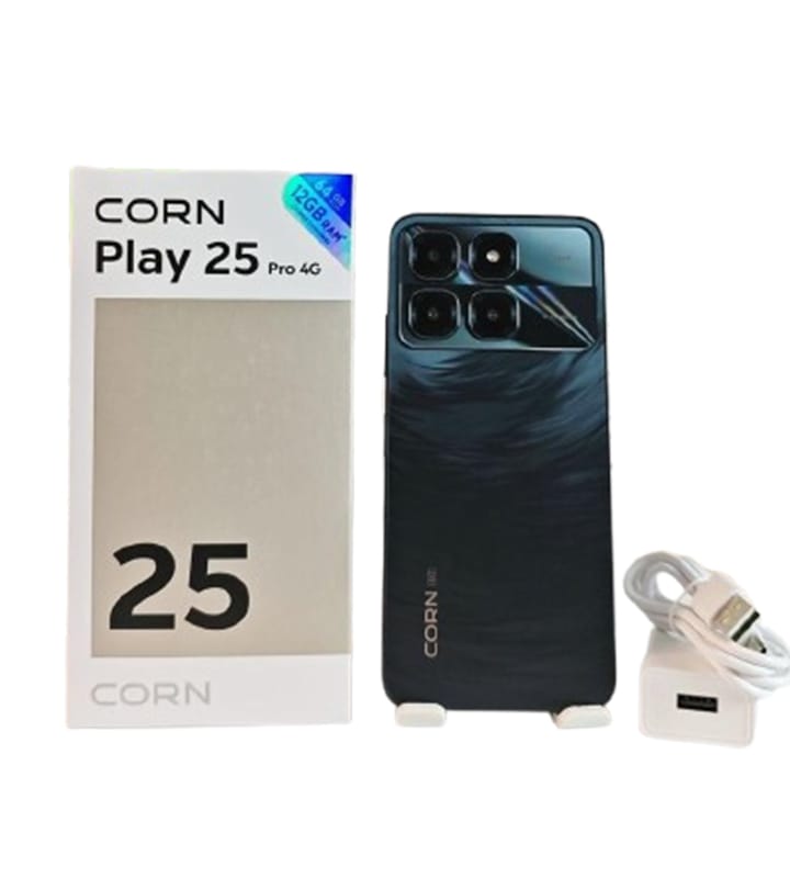 [ NEW ARRIVAL ] CORN PLAY 25 PRO 4G, 6.8" HD+, STORAGE ROM 64GB RAM 12GB STRONG BATTERY 6000 mAh DOUBLE SIM CARD SMART PHONE ON OFFER ,8MP SEILFE 13MP TYPE-C