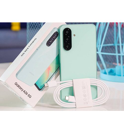 [New Arrival] Samsung Galaxy A26 5G 128GB+6GB 6.7" 120Hz Super AMOLED Display 50MP+13MP Cameras Exynos 1380 Chipset 5000mAh Battery 25W Fast Charge IP67 Dust/Water Resistant Smart Phone