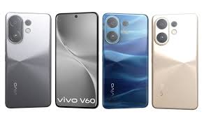 [NEW ARRIVAL] vivo V60 5G 6.77" AMOLED 256GB ROM + 12GB RAM 6500 mAh :[50+50+8]MP main camera + 50 MP rear camera Android 15 IP68/IP69 120Hz 90W optical fingerprint Octa core Qualcomm smartphones