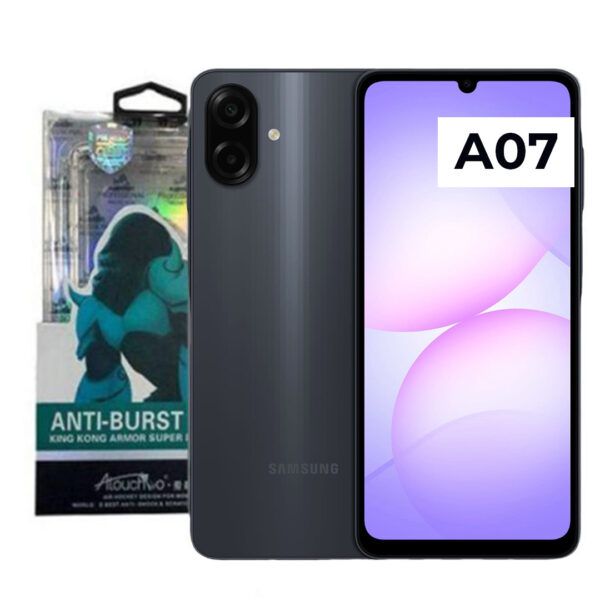 Samsung Galaxy A07 128GB+4GB 6.7" 90Hz Display 50MP Rear+8MP Front Cameras 5000mAh Battery 25W Fast Charging IP54 One UI 7 Android 15+(6Years Of OS Updates) Galaxy AI Smartphones smart phone