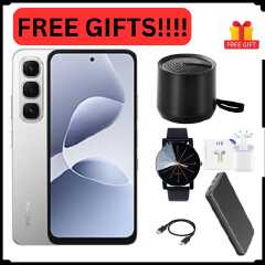 [Brand New] Infinix Hot 60i 128GB+12(6+6)GB 6.7" 120Hz Screen 4G Phone Dual SIM 5160mAh Battery 45W Charging 50MP Camera Fingerprint Lock Android 15 G81 Smart AI smart Phones + free gifts