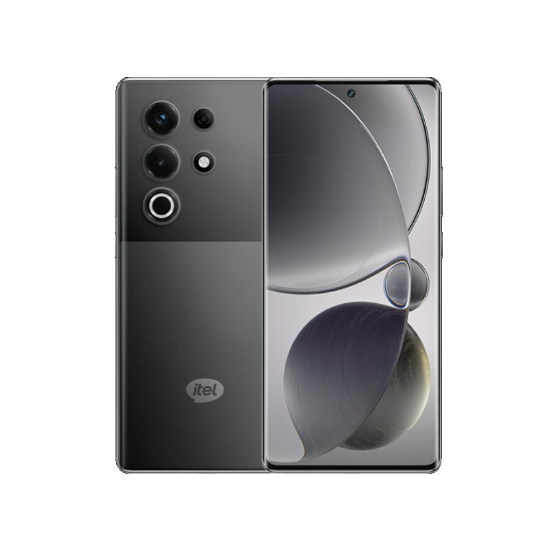 BRAND NEW Itel S25 Ultra 8GB/256GB – 6.78″ 120Hz Curved AMOLED, 50MP main + 32MP selfie cameras, 5000mAh battery with 18W fast charging, Android 14 (OS14.5), IP64, under-display fingerprint.