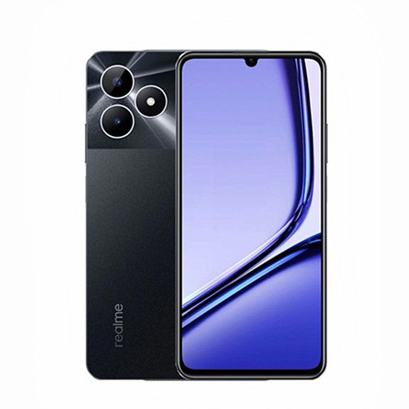BRAND NEW Realme Note 50 3GB/64GB – 6.74″ IPS LCD 90Hz display, 13MP + aux rear cam, 5MP selfie, Unisoc T612, 5000mAh battery, Android 13 Realme UI T, dual SIM, 64-256GB storage options.