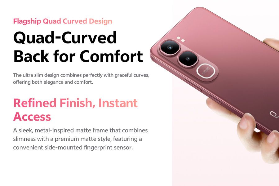 BRAND NEW Vivo Y21d 4GB + 128GB 6.68’’ 90Hz IPS Display 50MP Dual Rear Camera 8MP Front 6500mAh Battery 44W Fast Charge IP68 & IP69+ Water & Dust Resistant Side Fingerprint Unlock Dual Sim Android 15