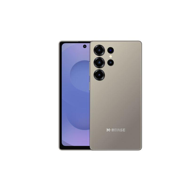 M-HORSE S25 Ultra 6.6'' HD + incell 4GB RAM + 64GB ROM 5MP Front camera +8MP Rear camera 5000mAh battery capacity with stylus pen side fingerprint UNLOCK Android 14 phone smartphone