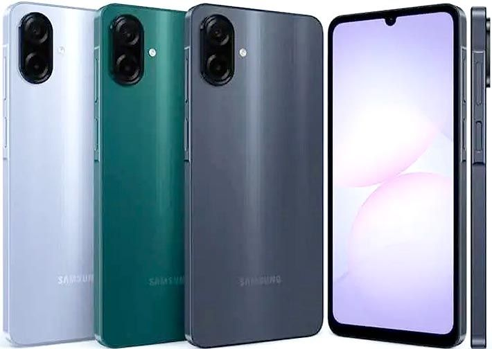 Samsung Galaxy A07 64GB+4GB 6.7" 90Hz 50MP Dual Camera MTK Helio G99 5000mAh 25W Type-C Charge Android 15 Smart Phones IP54 Waterproof Side Fingerprint phone smartphone