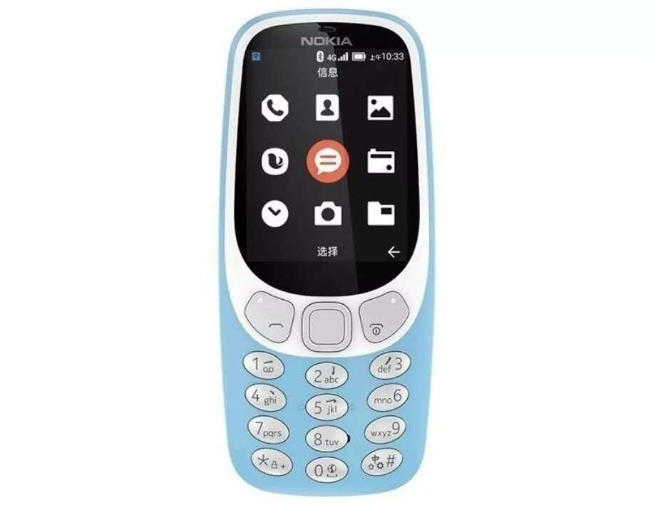 New Nokia 3310 4G 512MB Rom 256MB RAM 1200 mAh BIG BATTERY 2.4" screen display HD Camera 2MP Dual SIM Cards Unlocked Cheap Durable Old Phone Classic Featured phone