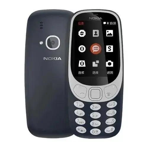 New Nokia 3310 4G 512MB Rom 256MB RAM 1200 mAh BIG BATTERY 2.4" screen display HD Camera 2MP Dual SIM Cards Unlocked Cheap Durable Old Phone Classic Featured phone