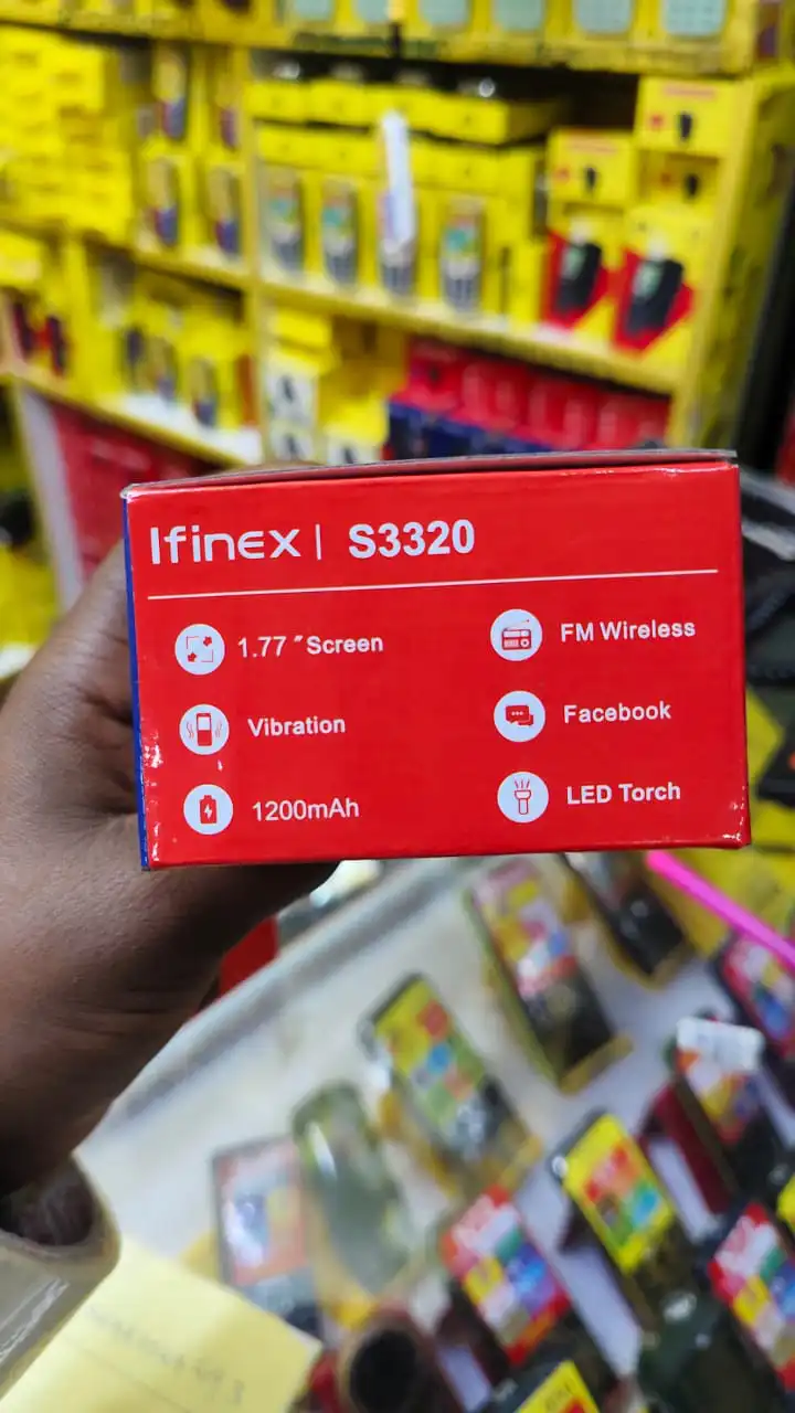 BRAND NEW IFINEX S3320 TRIPLE SIM CARD PHONE 1.77 inch Display 1200mAh BATTERY WITH BLUETOOTH Vibrator/Wireless FM/ MP3/MP4/Big Torch/ Auto callrecording Cell Featured phone