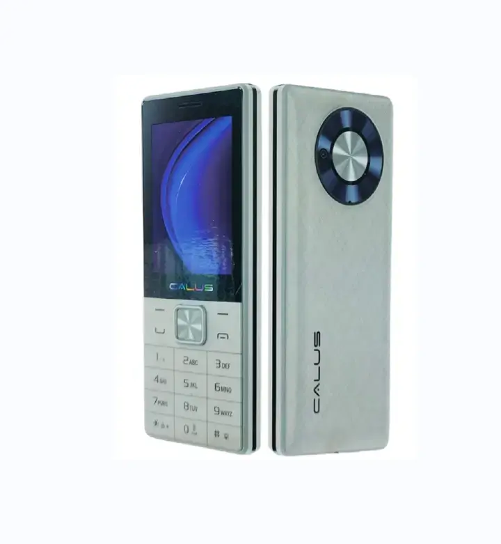 CALUS T528 NEW LARGE BATTERY 2500MAH LARGE BATTERY BIG SCREEN FAST CHARGING TYPE C CHARGER DUAL SIM CARD BRIGHT TORCH WIRELESS FM CAMERA ROM 32MB+32MB RAM FEATURED PHONE