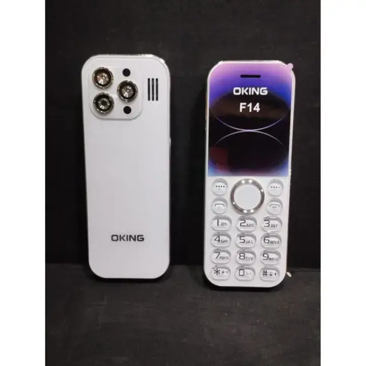 Oking F14 with double spotlight 1500 mAh battery Fm wireless radio Dual SIM card featured phones