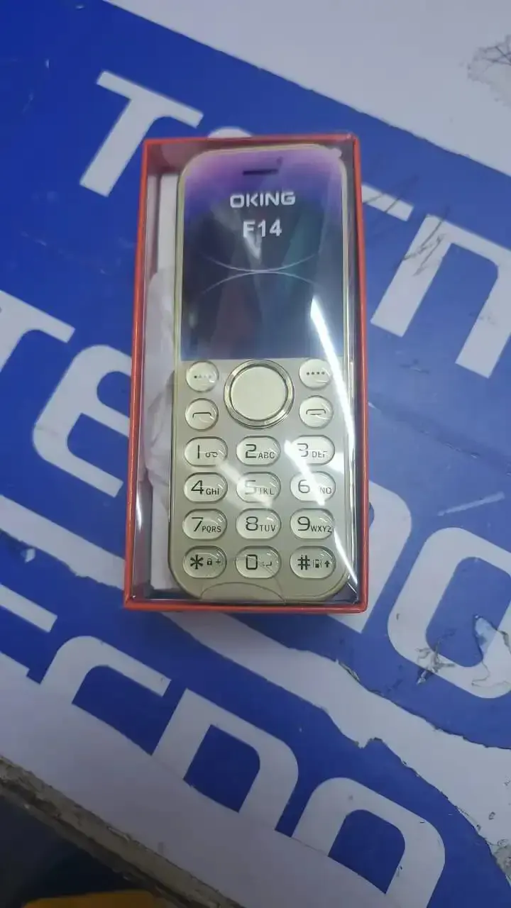 Oking F14 with double spotlight 1500 mAh battery Fm wireless radio Dual SIM card featured phones