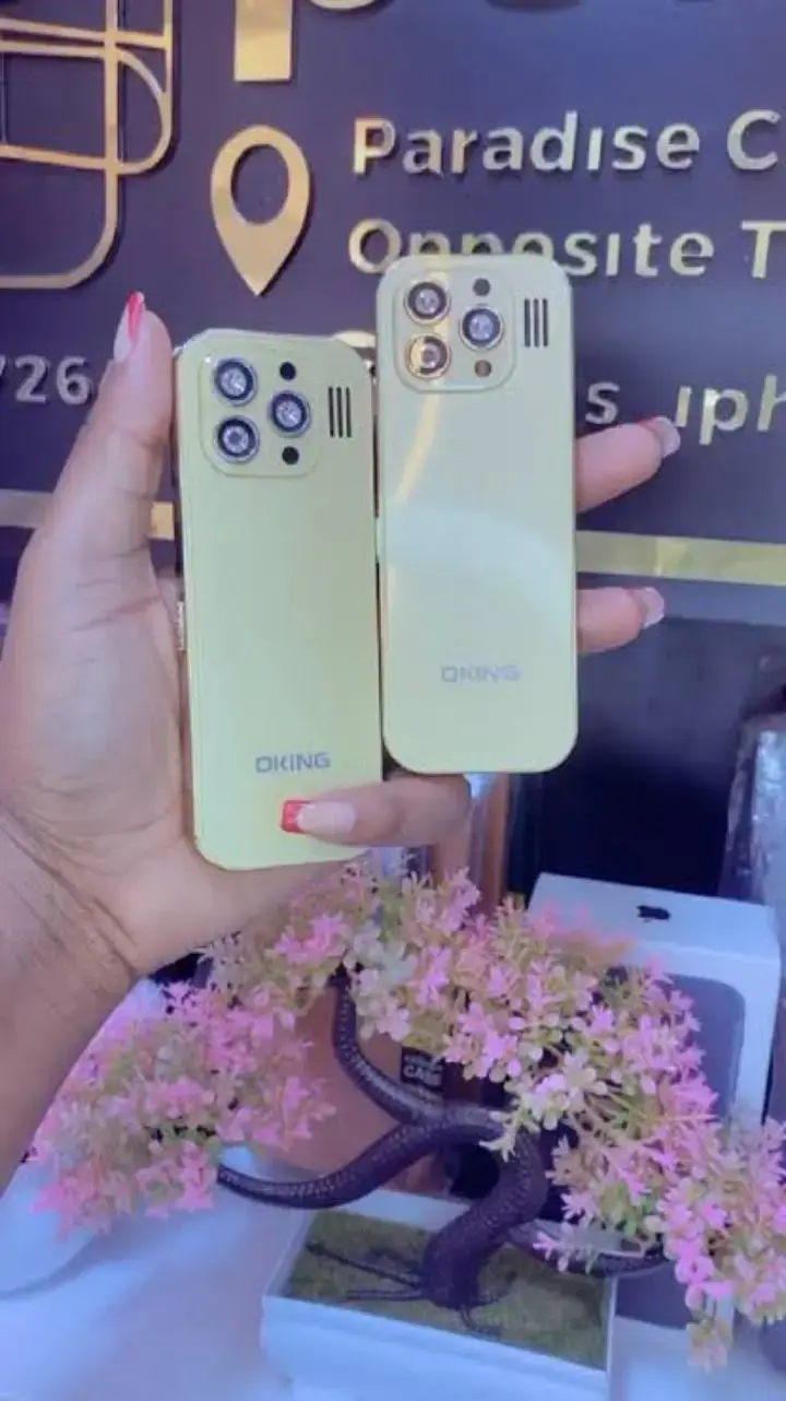 Oking F14 with double spotlight 1500 mAh battery Fm wireless radio Dual SIM card featured phones