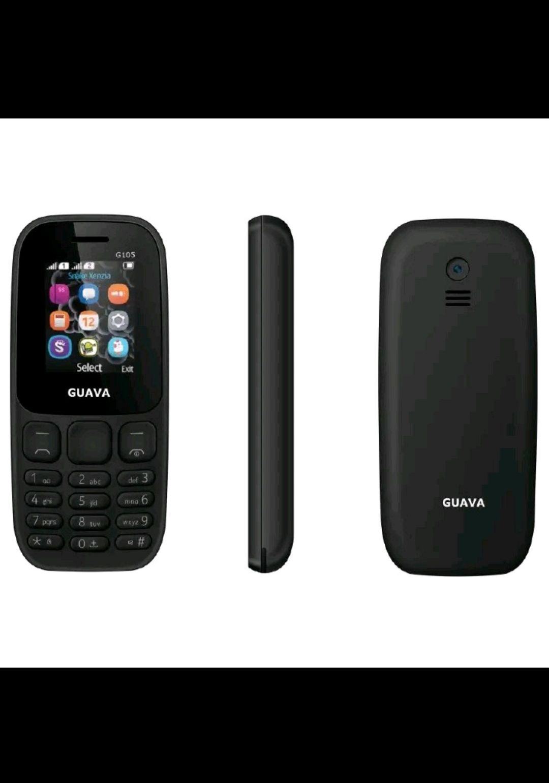 GUAVA G105 AFFORDABLE FEATURE PHONE 1000MAH BATTERY 1.8-INCH SCREEN DISPLAY DUAL SIM DUALSTANDBY DIGITAL CAMERA MP3/MP4 PLAYER TORCH LIGHT AUTO CALL RECORD BLUETOOTH, FM WIRELESS1000MAh featured phone