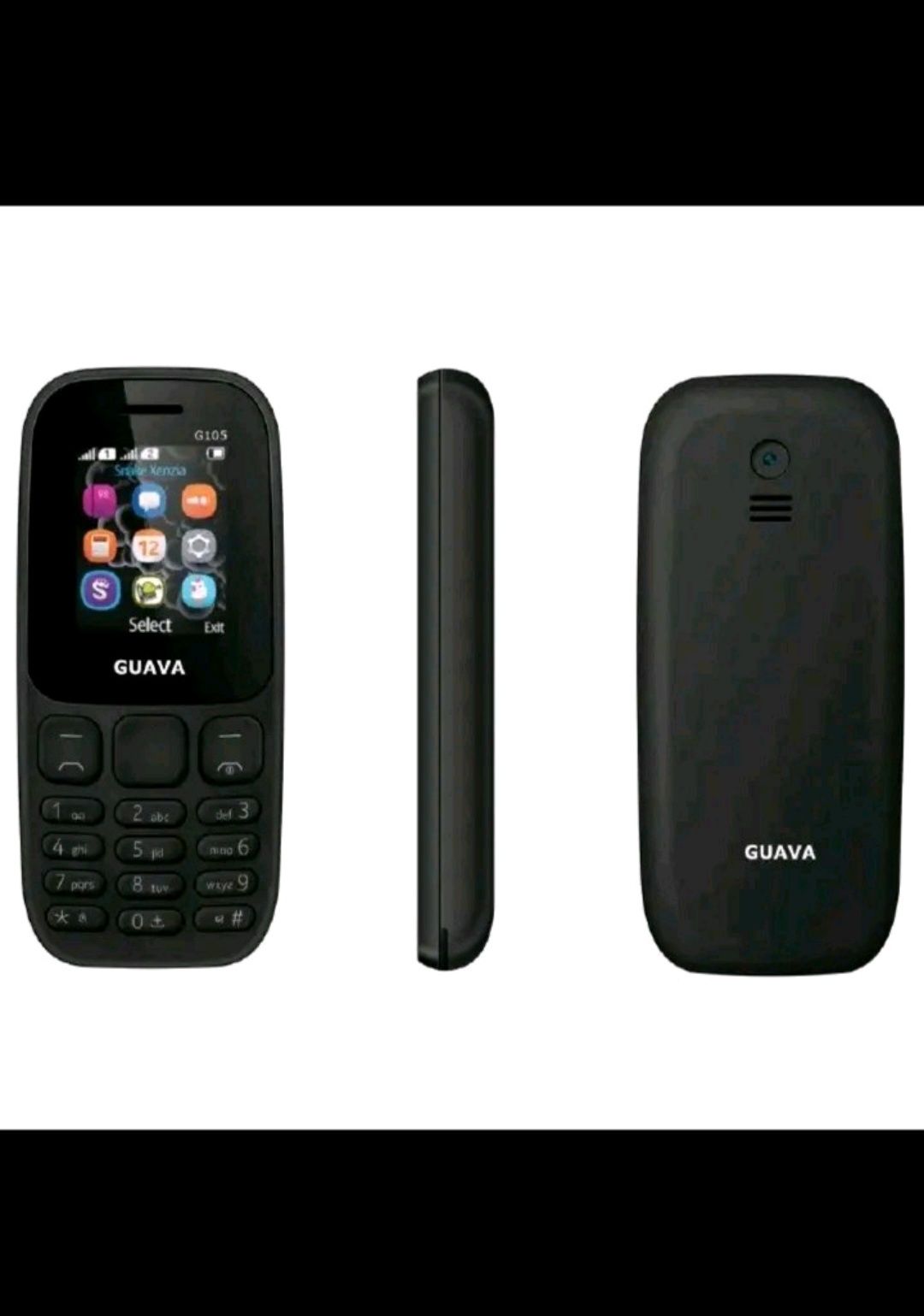 GUAVA G105 AFFORDABLE FEATURE PHONE 1000MAH BATTERY 1.8-INCH SCREEN DISPLAY DUAL SIM DUALSTANDBY DIGITAL CAMERA MP3/MP4 PLAYER TORCH LIGHT AUTO CALL RECORD BLUETOOTH, FM WIRELESS1000MAh featured phone