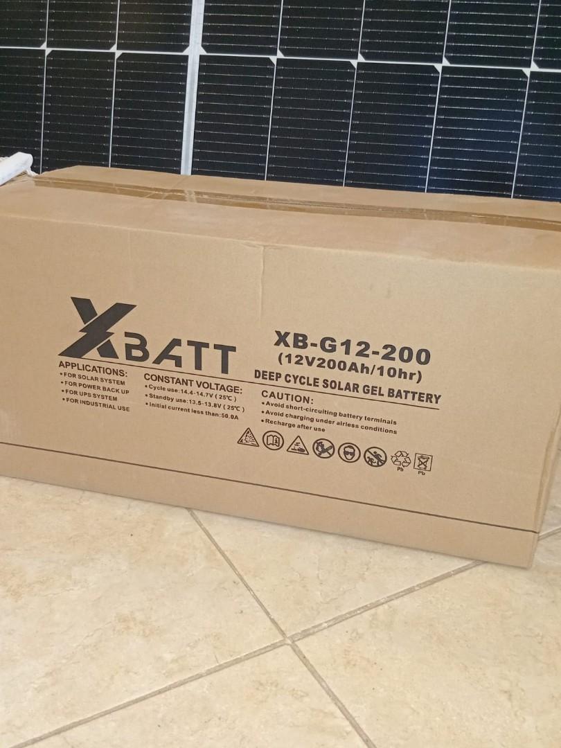 200AH 12V Solar gel battery deep cycle no maintenance