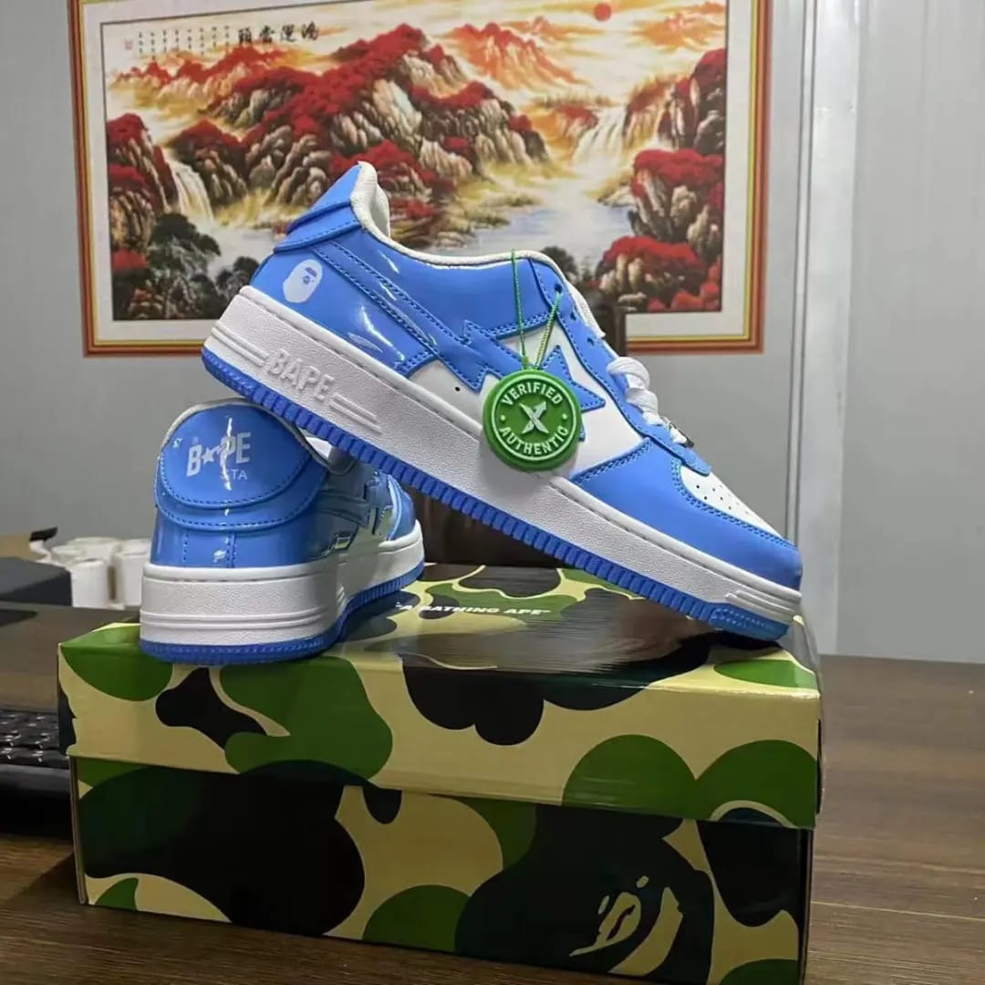 Newest bapestar 🔥🔥High Quality UNISEX BAPESTAR🔥🔥 High quality original fashionable SNEAKERS New fashion arrival holiday breathable sneakers ❤️‍🔥THE BEST QUALITY UNISEX SNEAKER  IN MARTKET