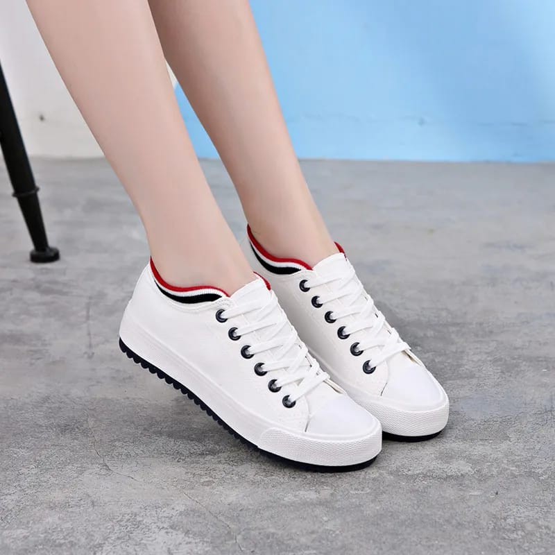 New arrival rubber high quality ladies flat shoes ❤️‍🔥❤️‍🔥 very cute 🥰 girls sneakers new In market🔥🔥