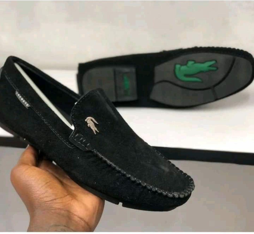 ORIGINAL ⚡LACOSTE⚡SUEND LOAFERS ⚡High quality leather suend classic loafer ⚡OFFICIAL all season  wearing shoes  ⚡available in black , brown,maroon ⚡very cute