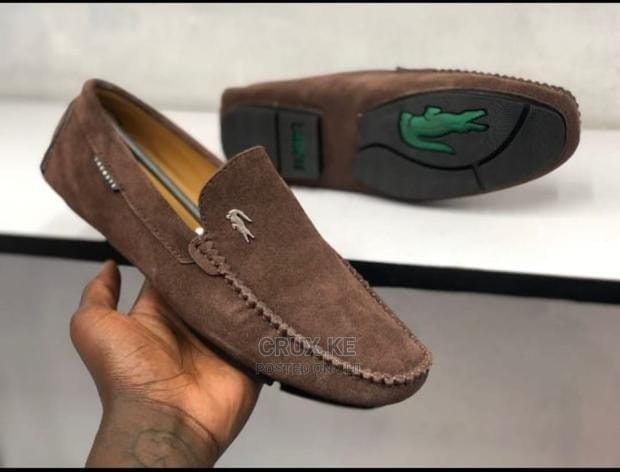 LOAFERS SUEND⚡.High quality official flat leather loafer all weather wearing classic 🔥MENS LACOSTE⚡ loafers easy to clean and also wash and wear shoes,, very cute😘