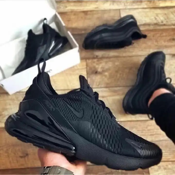 ⚡ORIGINAL, AIR max LATEST airmax270,NEW ARRIVAL🥰LEATHER⚡high quality 1st leather airmax 270,Available in all colours white, grey  and black 😘unisex ladie rubber sports classic rubbers ⚡🔥very cute🔥