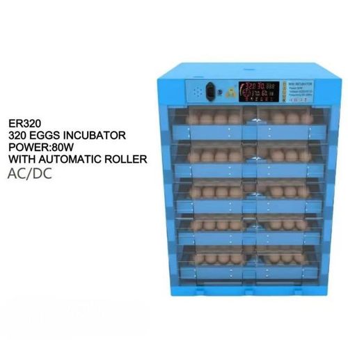 320 Eggs Solar DC / AC Automatic Incubator