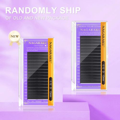 16Rows Classic Individual Eyelash Extension Lashes Matte Black Professional  MIX 7-15MM Soft Natural Curl Faux Mink Eyelashes Extension Individual Eyelashes Artificial Fake False Eyelashes