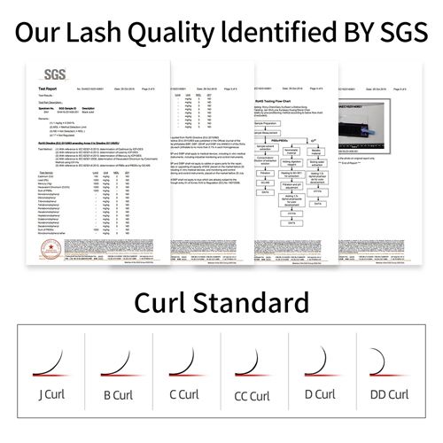16Rows Classic Individual Eyelash Extension Lashes Matte Black Professional  MIX 7-15MM Soft Natural Curl Faux Mink Eyelashes Extension Individual Eyelashes Artificial Fake False Eyelashes