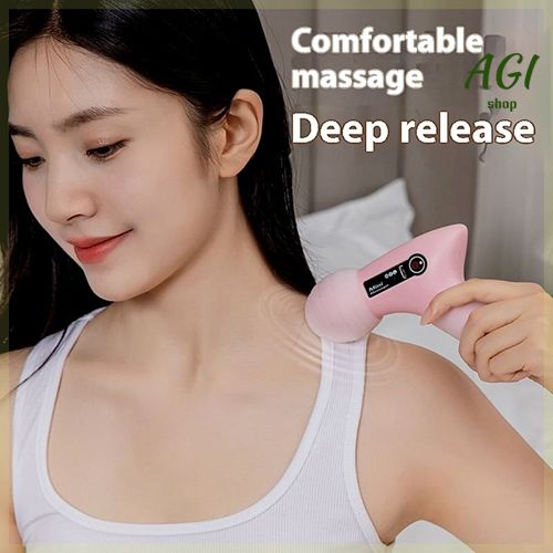 2024 Mini Vibration Massage Gun Rechargeable Wireless,  Electric Massager Gun Muscle Relaxation Massager Promote Blood Circulation Professional Fitness Portable Electric Fascia Gun