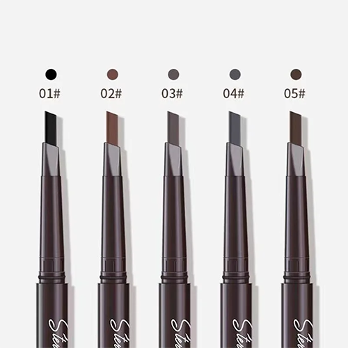 2 in 1 Eyebrow pencil professional Cosmetics makeup for women 5 Colors Waterproof Eyebrow Tattoo brush Long Lasting eyebrow pen view 3