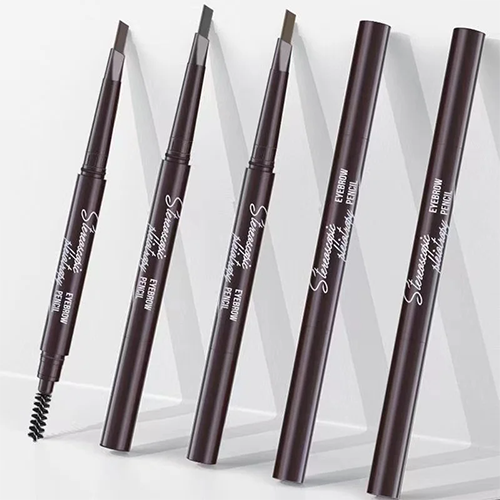 2 in 1 Eyebrow pencil professional Cosmetics makeup for women 5 Colors Waterproof Eyebrow Tattoo brush Long Lasting eyebrow pen view 4