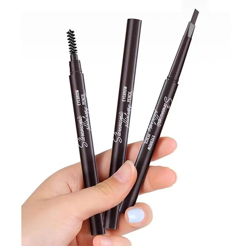 2 in 1 Eyebrow pencil professional Cosmetics makeup for women 5 Colors Waterproof Eyebrow Tattoo brush Long Lasting eyebrow pen view 7