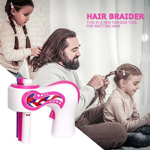 Automatic Hair Braider Electric DIY Hair Weave Machine Twist Knitting Roll Twisted Braiding Styling Tools Girl Gift