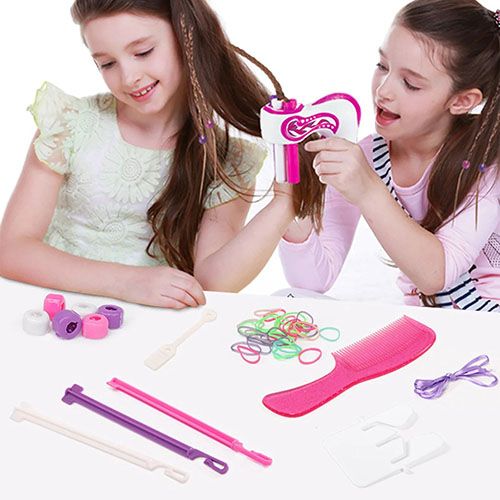 Automatic Hair Braider Electric DIY Hair Weave Machine Twist Knitting Roll Twisted Braiding Styling Tools Girl Gift