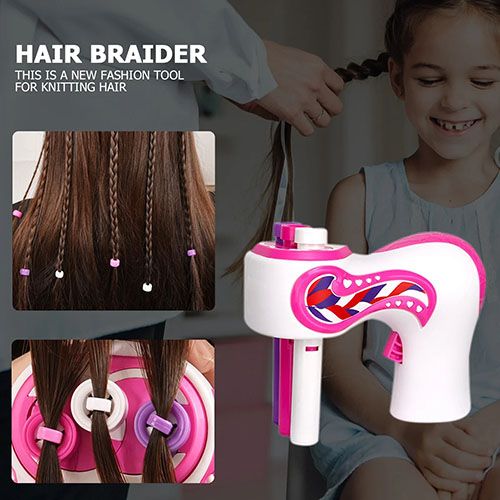 Automatic Hair Braider Electric DIY Hair Weave Machine Twist Knitting Roll Twisted Braiding Styling Tools Girl Gift