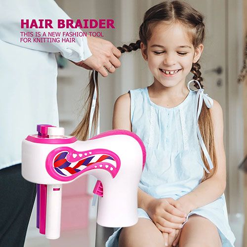 Automatic Hair Braider Electric DIY Hair Weave Machine Twist Knitting Roll Twisted Braiding Styling Tools Girl Gift