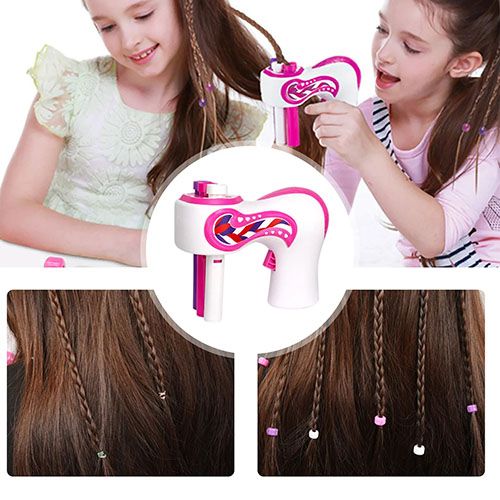 Automatic Hair Braider Electric DIY Hair Weave Machine Twist Knitting Roll Twisted Braiding Styling Tools Girl Gift