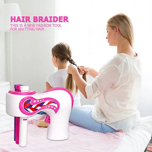 Automatic Hair Braider Electric DIY Hair Weave Machine Twist Knitting Roll Twisted Braiding Styling Tools Girl Gift