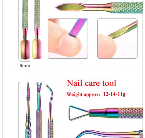 Nail Art Tools Set Sand Files Buffer Sponge Block Brush Cuticle Nipper Nail Scissors Kit UV Gel Polish Tools Manicure Set