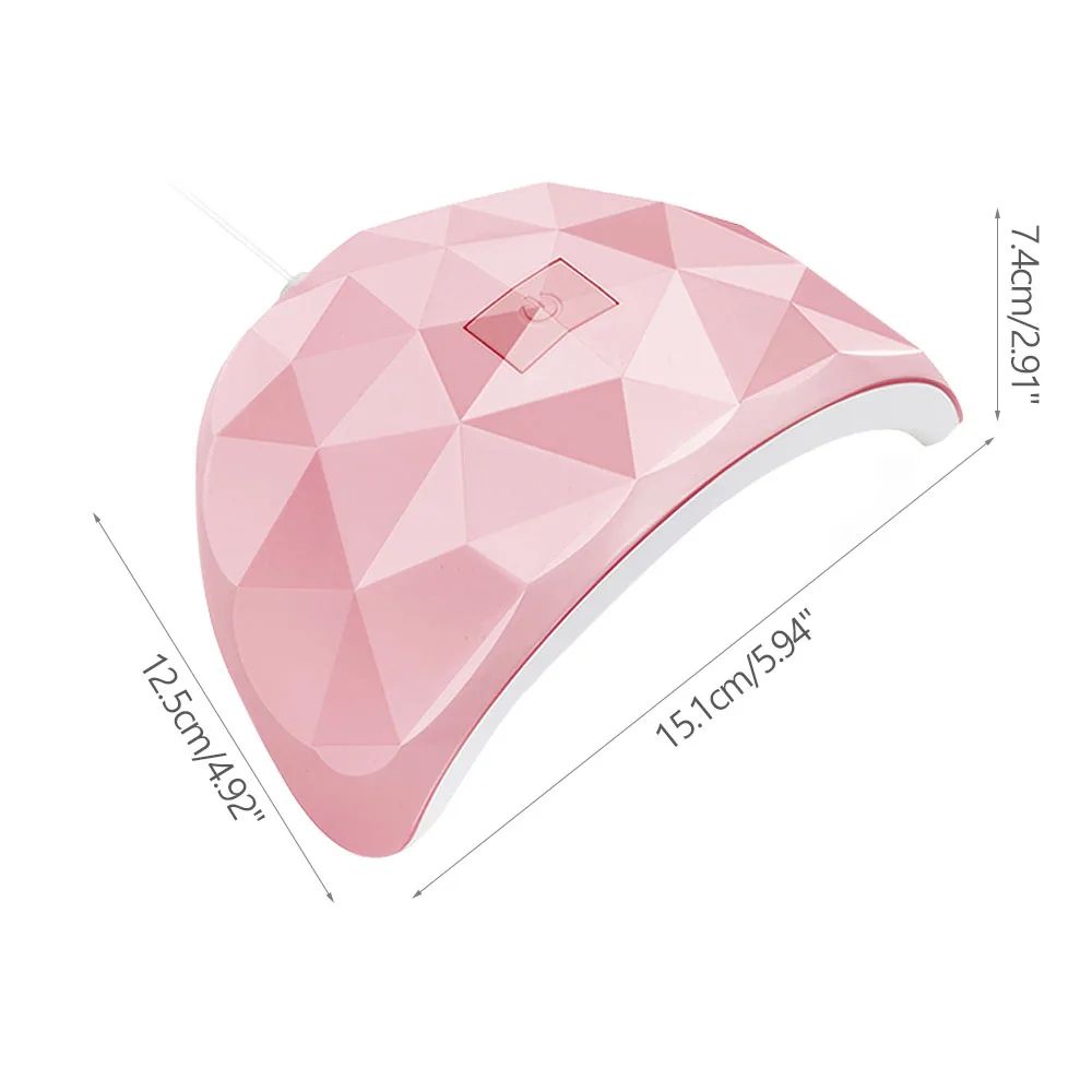 88W LED Nail Drying Lamp Manicure UV Nail Dryer Curing Gel Nail Polish 18 Lights USB Charge Professional Manicure Pedicure Nail Lamp Tools Equipment Sun Light Nail Art Tools