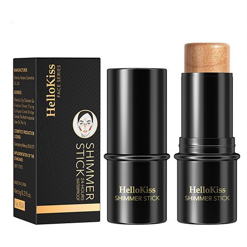 Waterproof Shimmer Face Bronzer 15 Color Highlighters Glitter Corrector Contour Illuminator Stick Creamy Blush Makeup Cosmetics