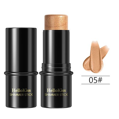 Waterproof Shimmer Face Bronzer 15 Color Highlighters Glitter Corrector Contour Illuminator Stick Creamy Blush Makeup Cosmetics