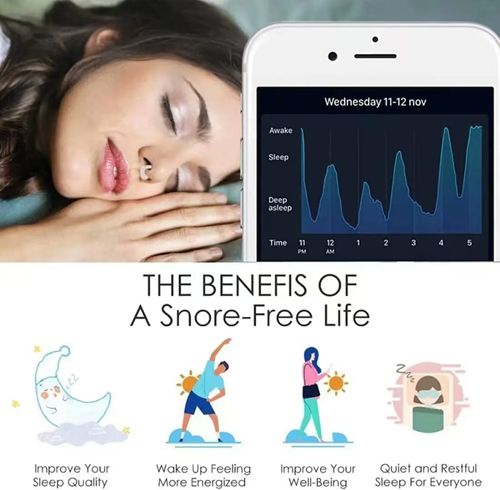 Anti Snoring Corrector Magnetic Anti Snore Stop Snoring Nose Clip Easy Breathe Improve Sleep Aid Apnea Night Device With Case