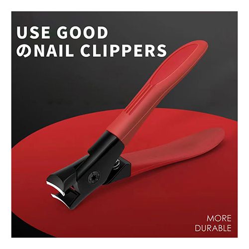 Stainless Steel Foot Hand Nails Cuticle Nippers Large Jaw Hard Nail Cutter Household Splash Proof Nail Clipper