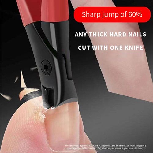 Stainless Steel Foot Hand Nails Cuticle Nippers Large Jaw Hard Nail Cutter Household Splash Proof Nail Clipper