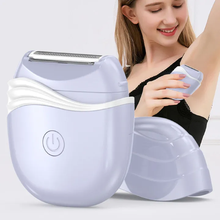 Women Hair Removal Machine Trimmer Waterproof Electric Cordless Hair Shaver Portable Painless Razors For Armpit Hair And Leg