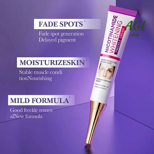 Face Skin Care Set Nicotinamide Whitening Freckles Cream + Facial Cleanser + Moisturizing lotion + Face Essence + Face Toner + Masks 5 Pcs  Remove Melasma Dark Spot Acne Marks Brightening Skin Tone