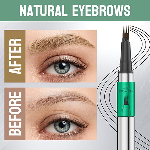 4D Silk Fiber Lash Mascara Waterproof  3d Mascara For Eyelash Extension Black Thick Lengthening Eye Lashes Korean Cosmetics Four-pronged eyebrow pencil
