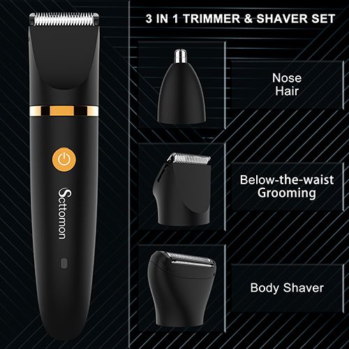3 in 1 Electric Epilator Intimate Areas Haircut Precision Razor Women Bikini Line Pubic Hair Shaving Trimmer Face Beard Clipper