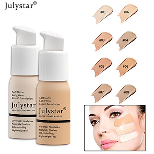 10 Colours Matte Moisturising Finishing Foundation Waterproof Long Lasting No Makeup Removal Face Concealer Powder
